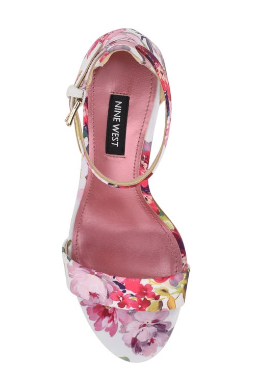 Nine West Pruce Ankle Strap Sandal In Pink