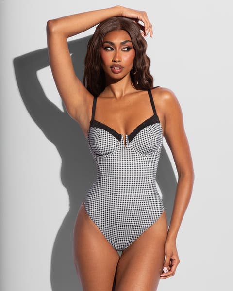 Mega Sculpting V-wire One Piece Swimsuit