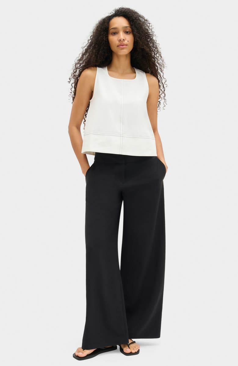 ALIGNE Susan Organic Cotton Blend Swing Top, Alternate, color, White
