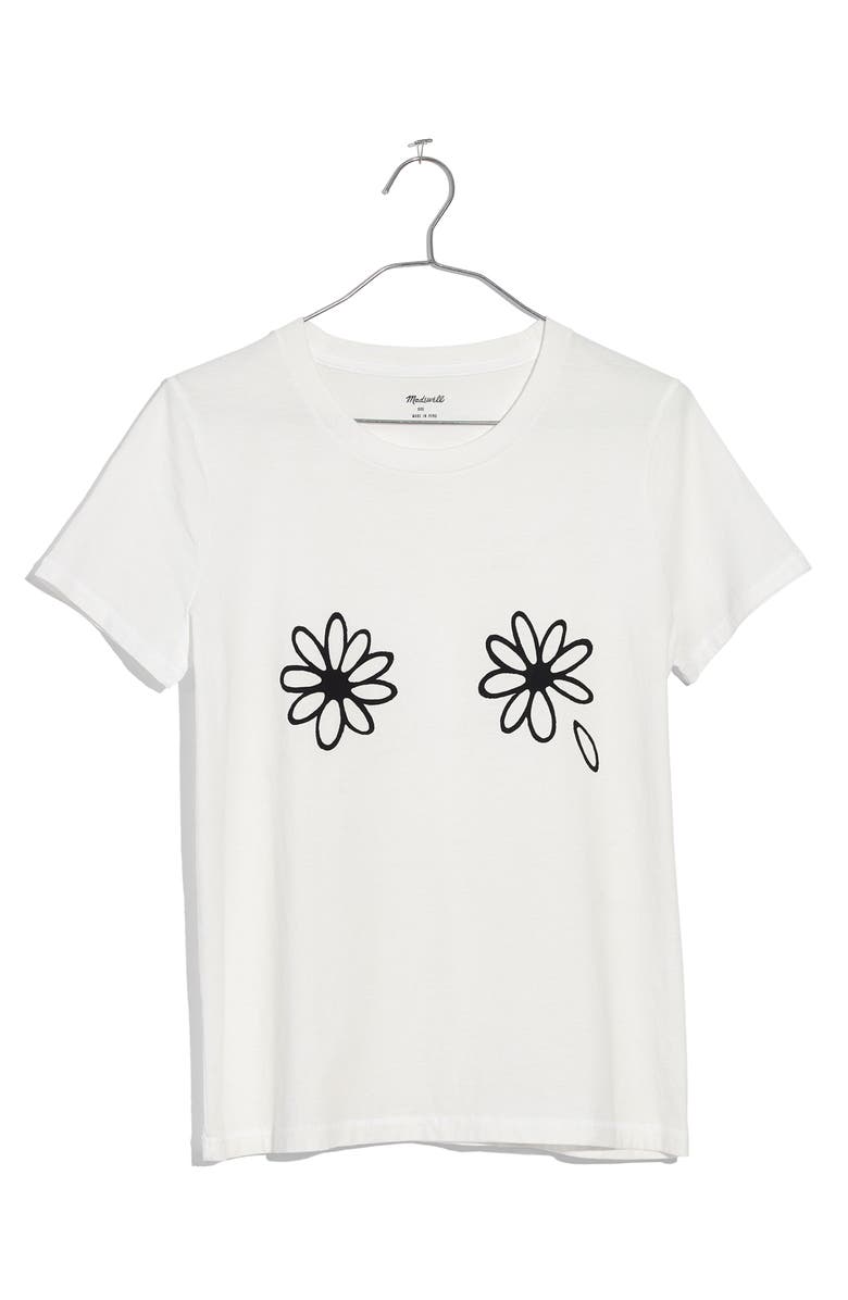 Madewell Daisies Graphic Tee, Alternate, color, 