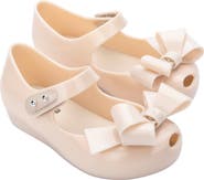 Mini Melissa Kids' Ultragirl Classy Bow Mary Jane Flat