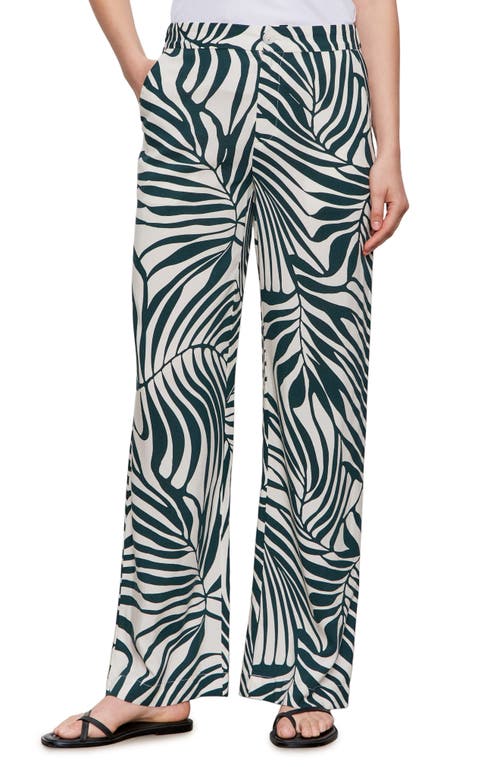 Sanctuary Print Wide Leg Trousers In Multi