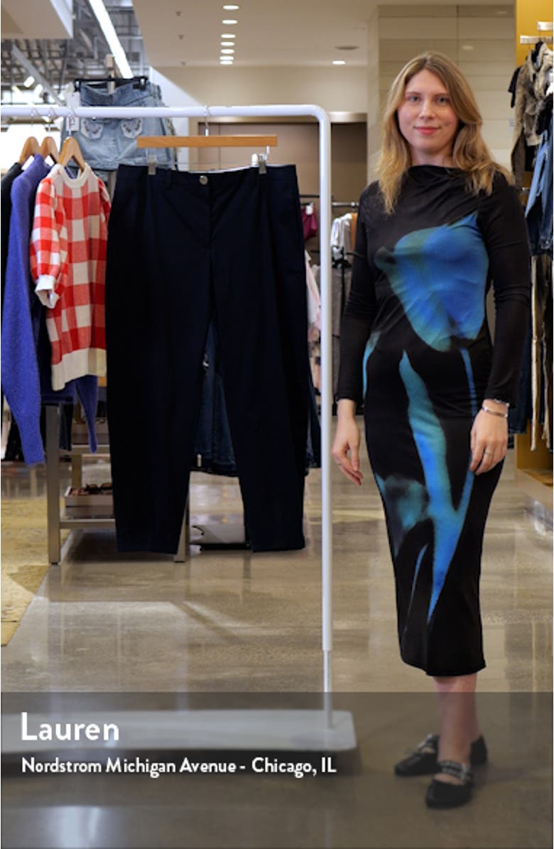 Tachinoa Stretch Cotton Ankle Pants, sales video thumbnail