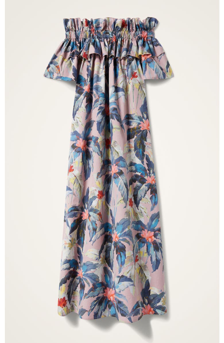 La DoubleJ Breakfast Dress Maxi Tropicana Mauve, Alternate, color, 