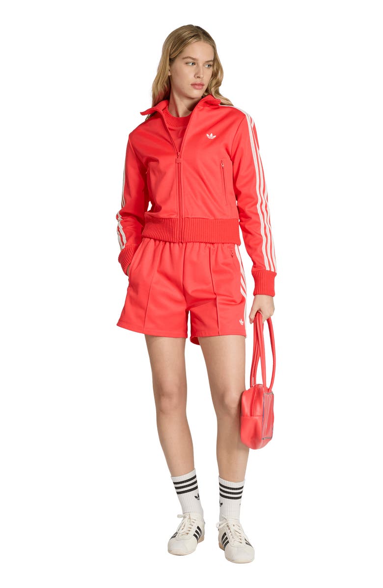 adidas Originals Knit Jacket, Alternate, color, Semi Lucid Red