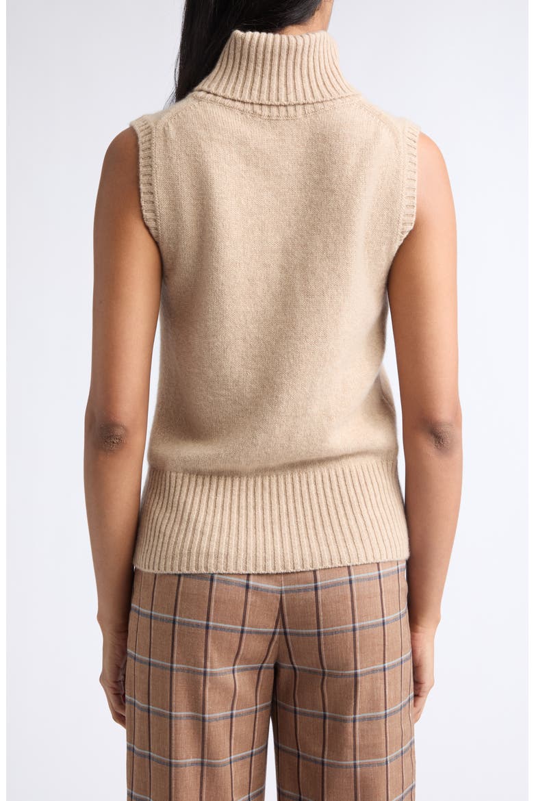 Mazzy Cashmere Sleeveless Sweater, Alternate, color, OATMEAL