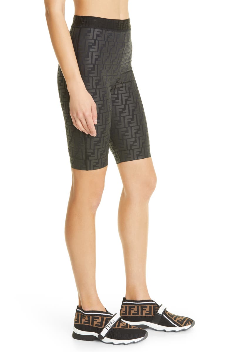 Fendi rama FF Logo Bike Shorts, Alternate, color, 