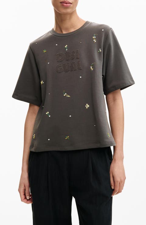 Logo Appliqué T-Shirt