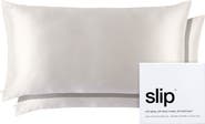 slip Set of 2 Silk King Pillowcases $280 Value