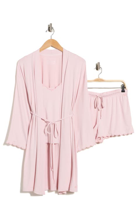 Camisole Short Pajamas & Robe Set
