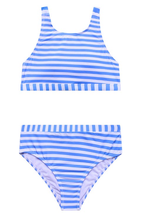 Kids' Stripe Two-Piece Swimsuit (Big Kid)