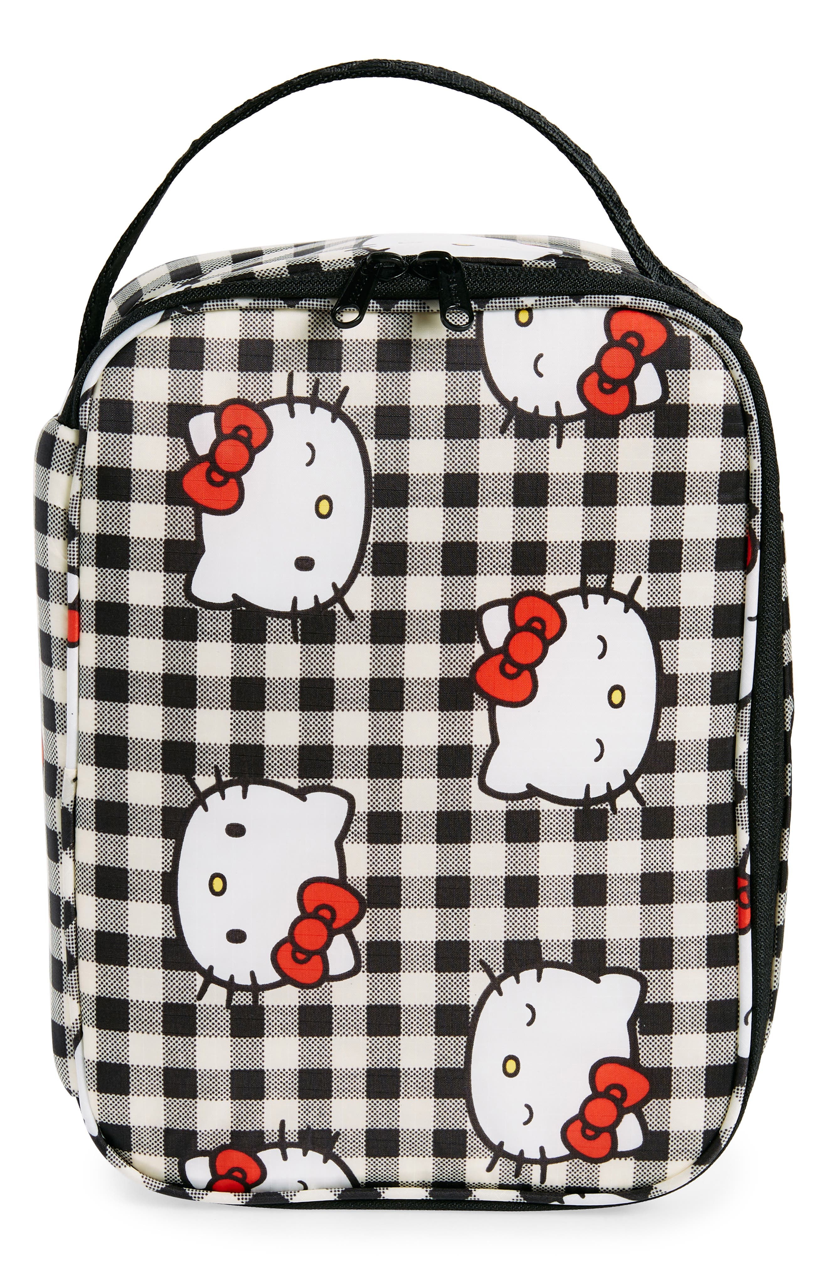 Baggu x Sanrio Hello Kitty<sup>®</sup> Gingham Insulated Lunchbox, Main, color, 