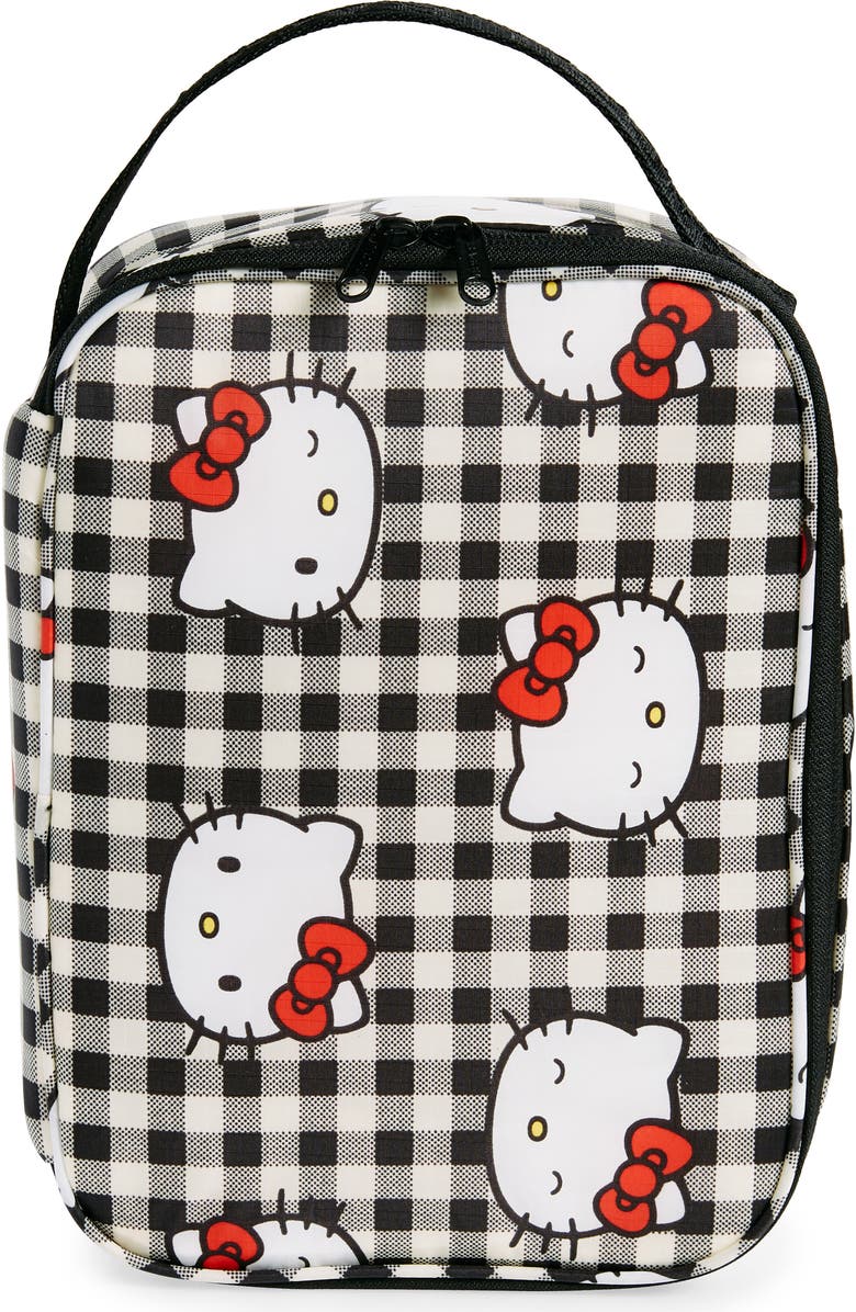 Baggu x Sanrio Hello Kitty<sup>®</sup> Gingham Insulated Lunchbox, Main, color,