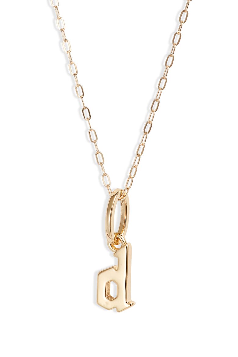 Sophie Customized Initial Pendant Necklace, Main, color, GOLD - D