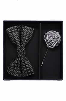 Ben Sherman Bow Tie & Lapel Pin Set