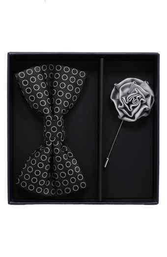Ben Sherman Bow Tie & Lapel Pin Set