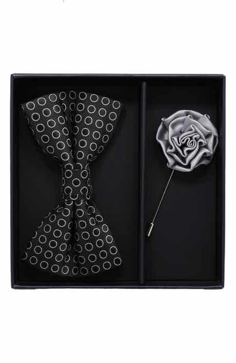 Ben Sherman Bow Tie & Lapel Pin Set
