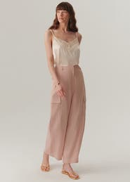 Exquise Gemma High Waist Cargo Trousers