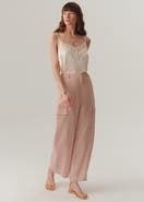 Exquise Gemma High Waist Cargo Trousers