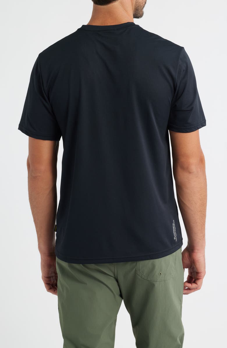 Florence Airtex Logo Performance T-Shirt, Alternate, color, Black