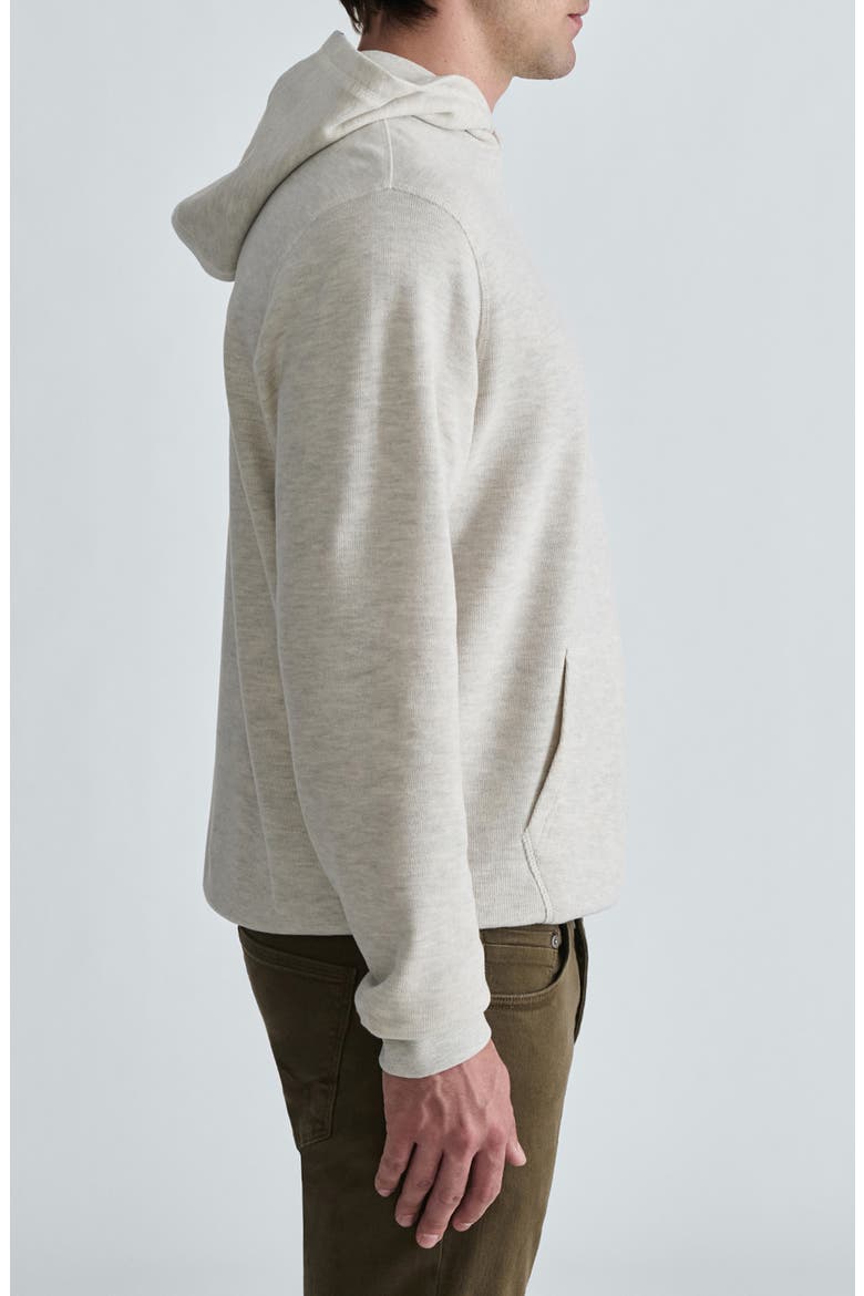 Cotton Blend Hoodie, Alternate, color, GREY MELANGE