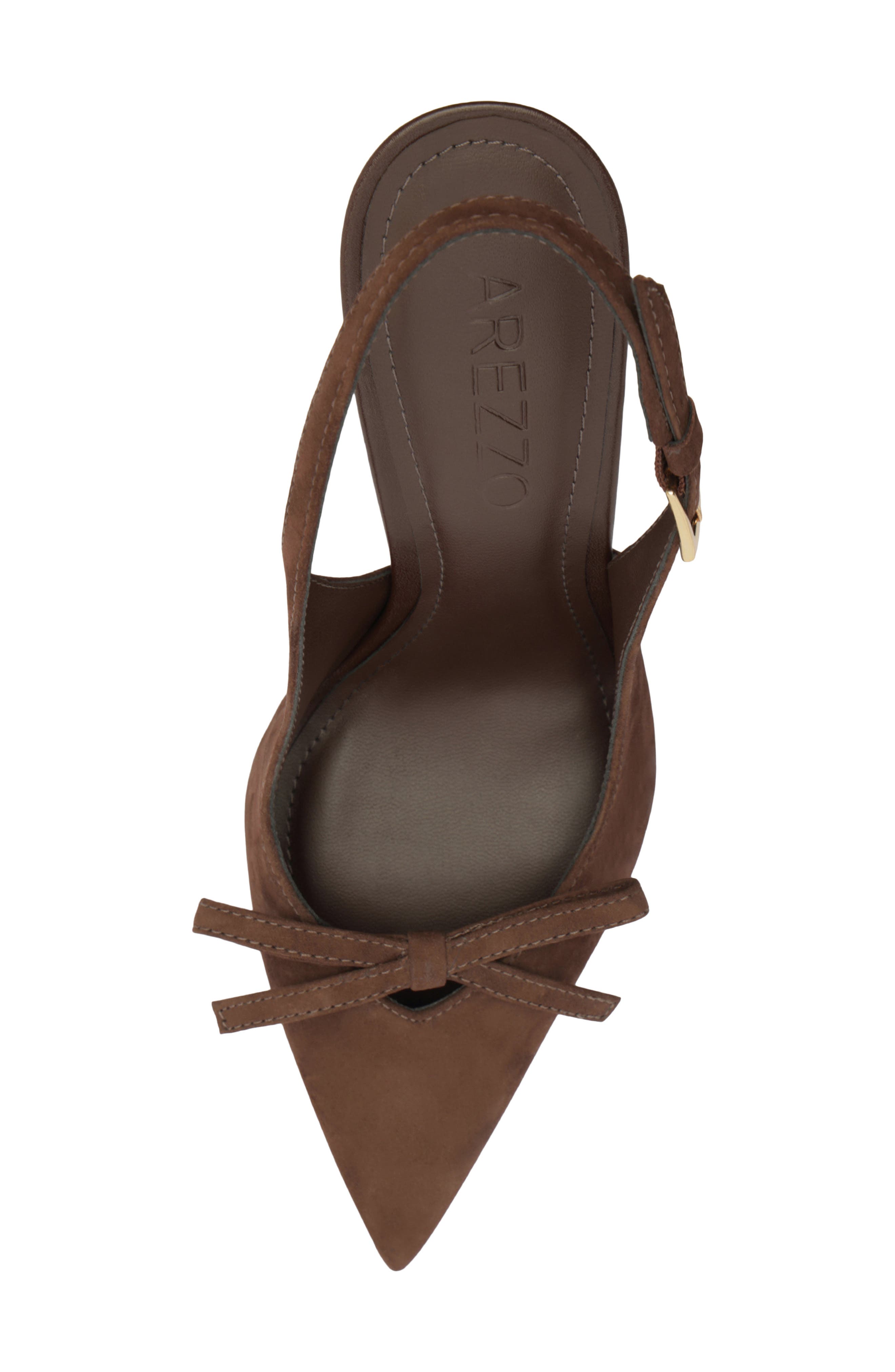Bowie Slingback Pointed Toe Pump, Alternate, color, NEW COCOA
