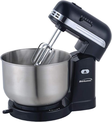 5-Speed Stand Mixer with 3 Quart Stainless Steel Mixing Bow