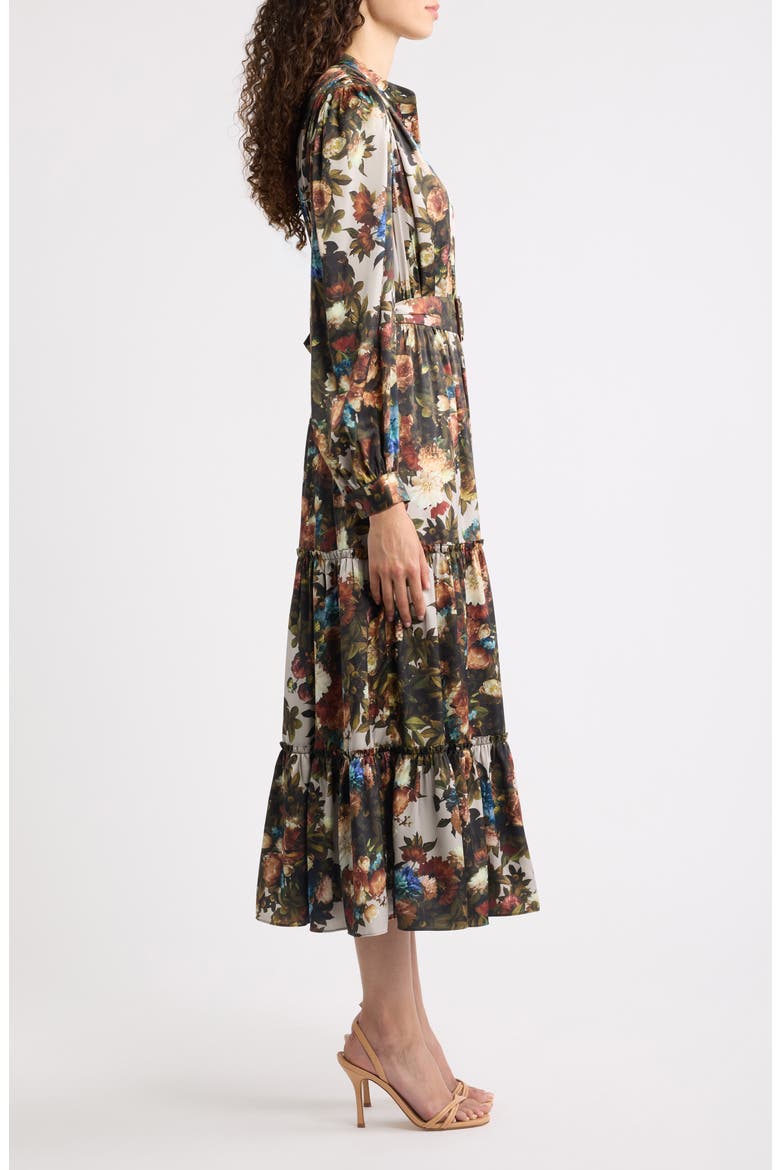 The Lilou Floral Print Long Sleeve Maxi Dress, Alternate, color, MYSTICAL FORREST