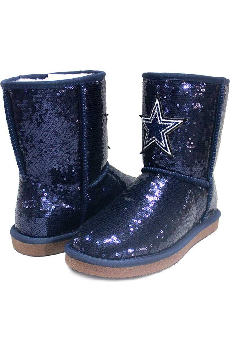 CUCE Women's Cuce Dallas Cowboys Sequin Boots, Main, color,