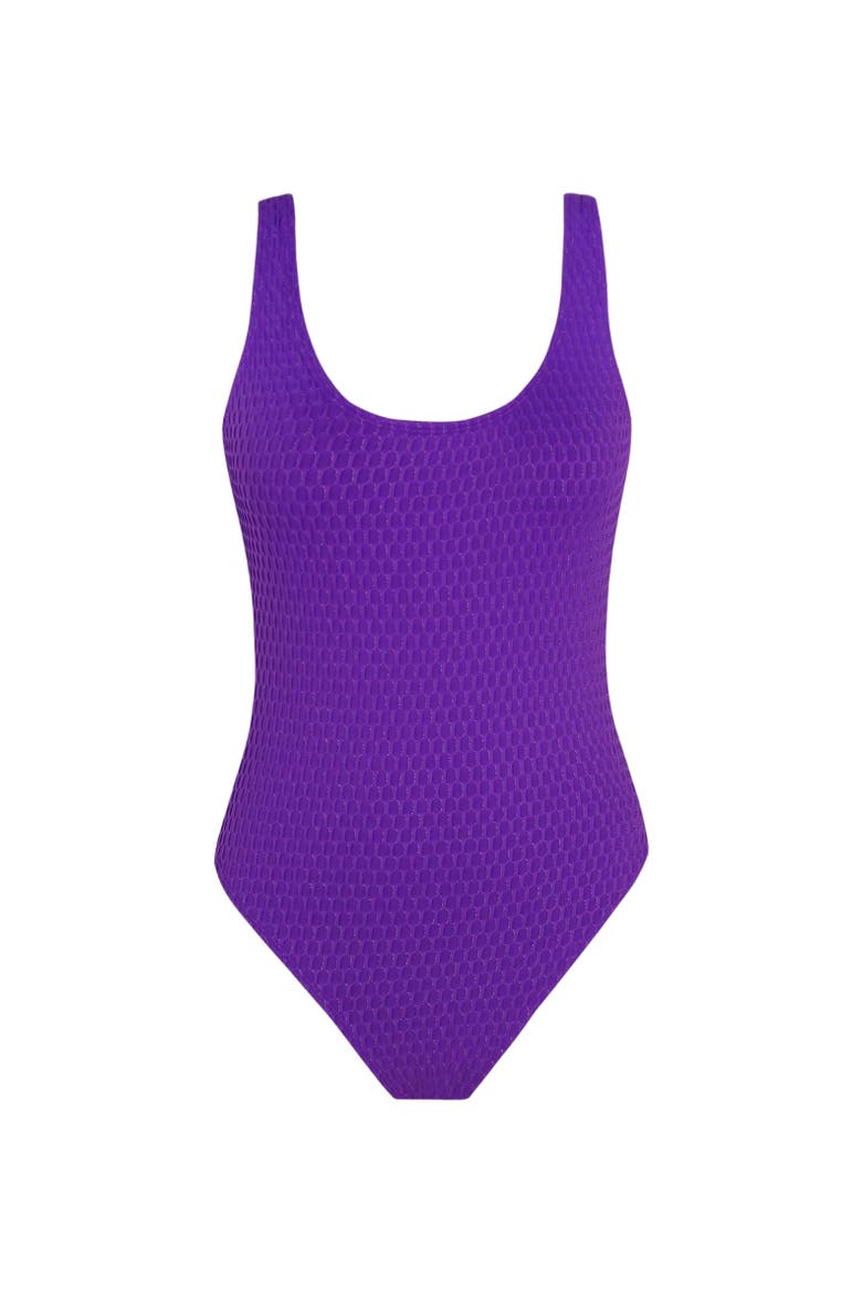 Fiona One-Piece Swimsuit, Alternate, color, PURPLE GEM LUREX