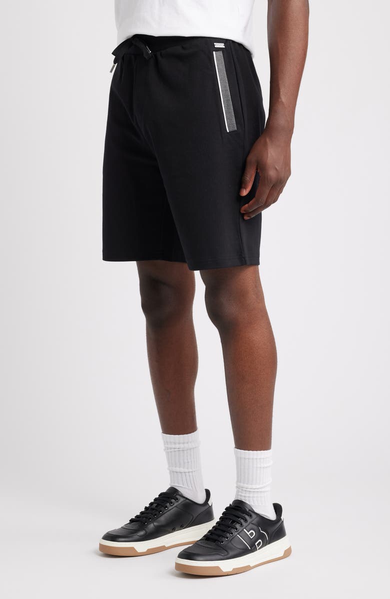 BOSS Track Suit Shorts, Alternate, color, Black