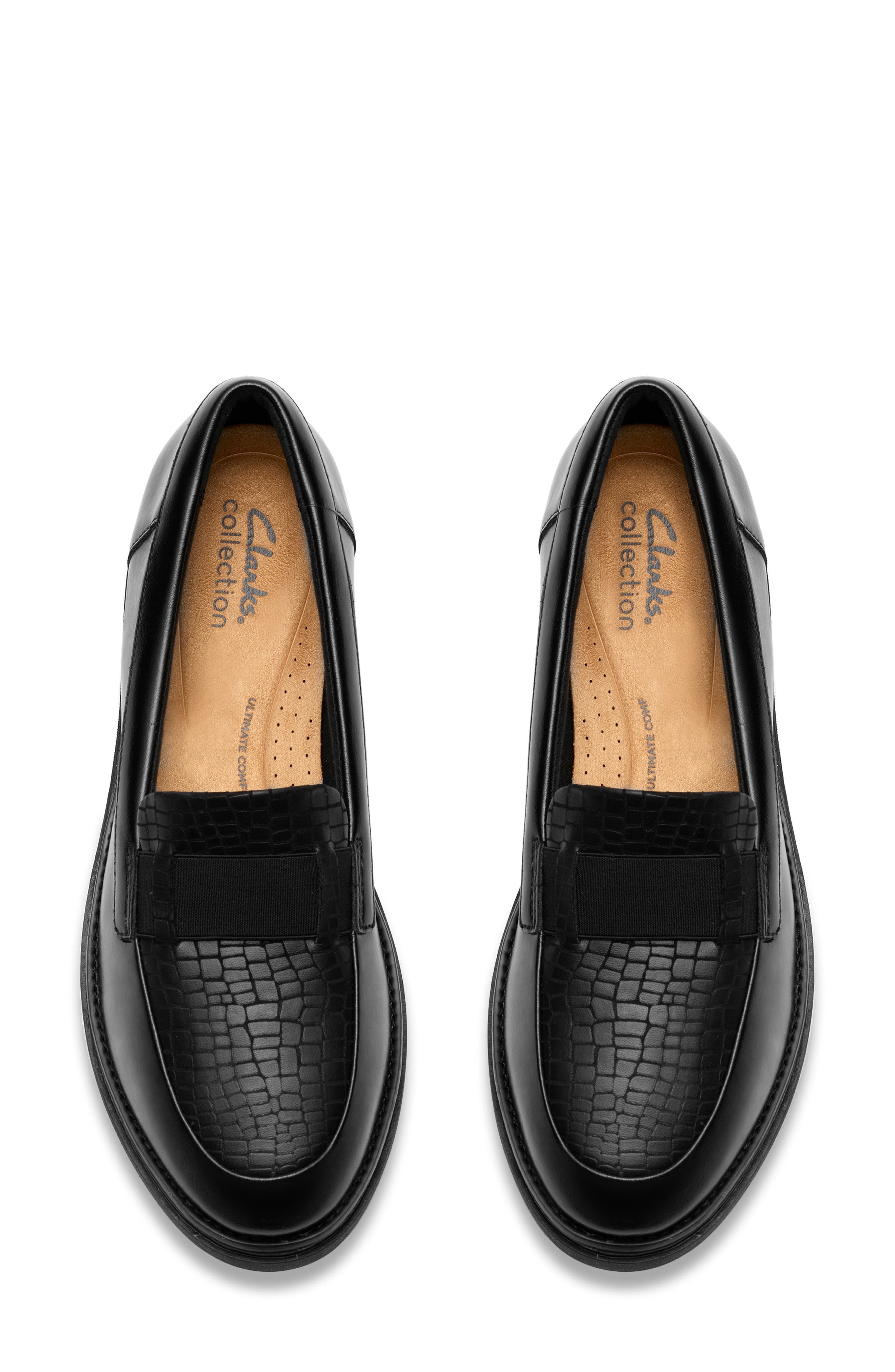 Clarks<sup>®</sup> Sharon Pace Loafer, Alternate, color, Black
