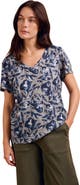 Celtic & Co. Relaxed V-Neck Linen Blend T-Shirt