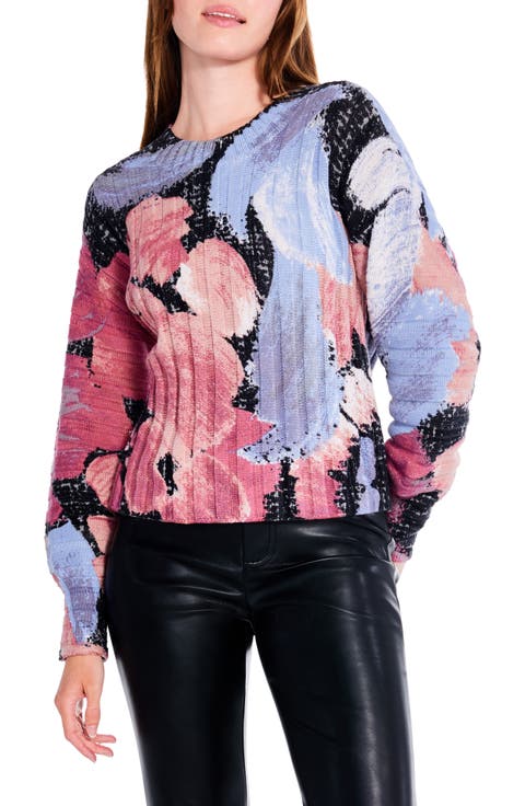 Autumn Bloom Rib Sweater
