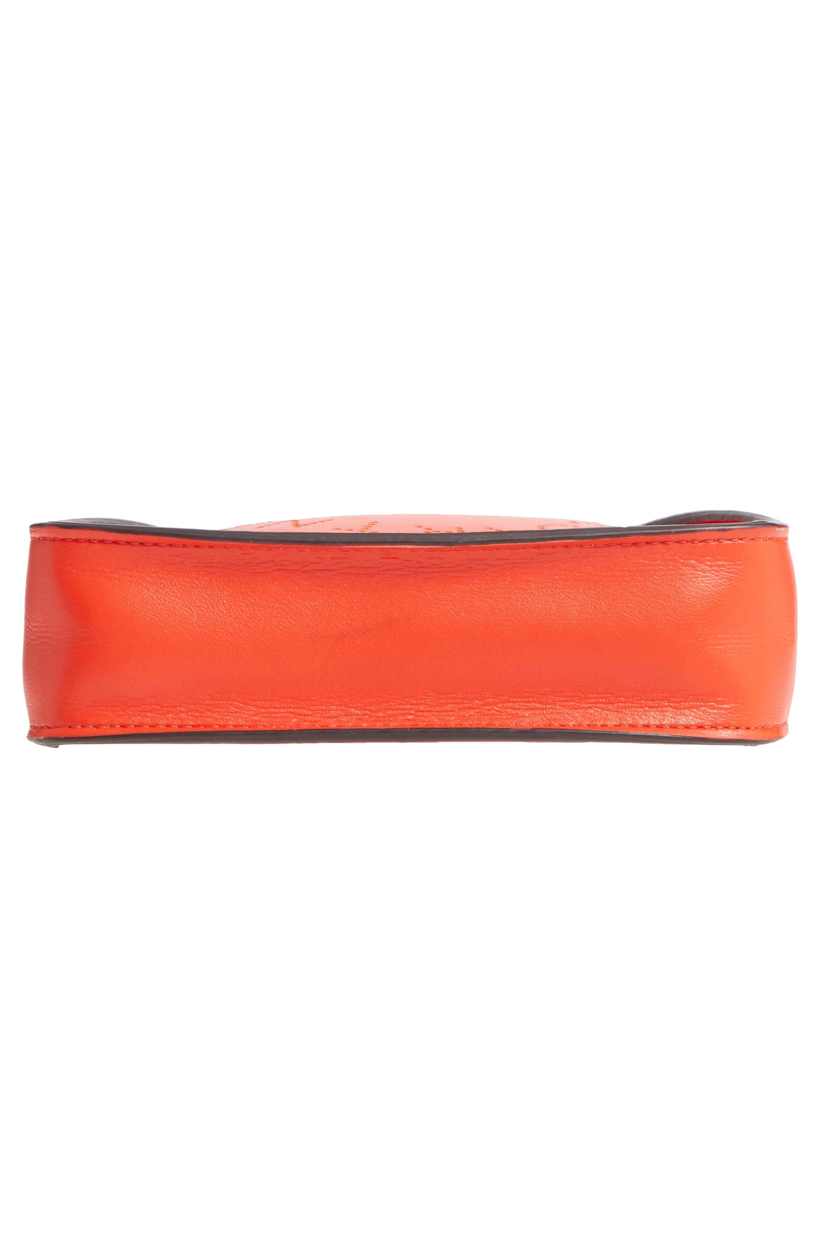 Logo Alter Nappa Faux Leather Crossbody Bag, Alternate, color, FLAME
