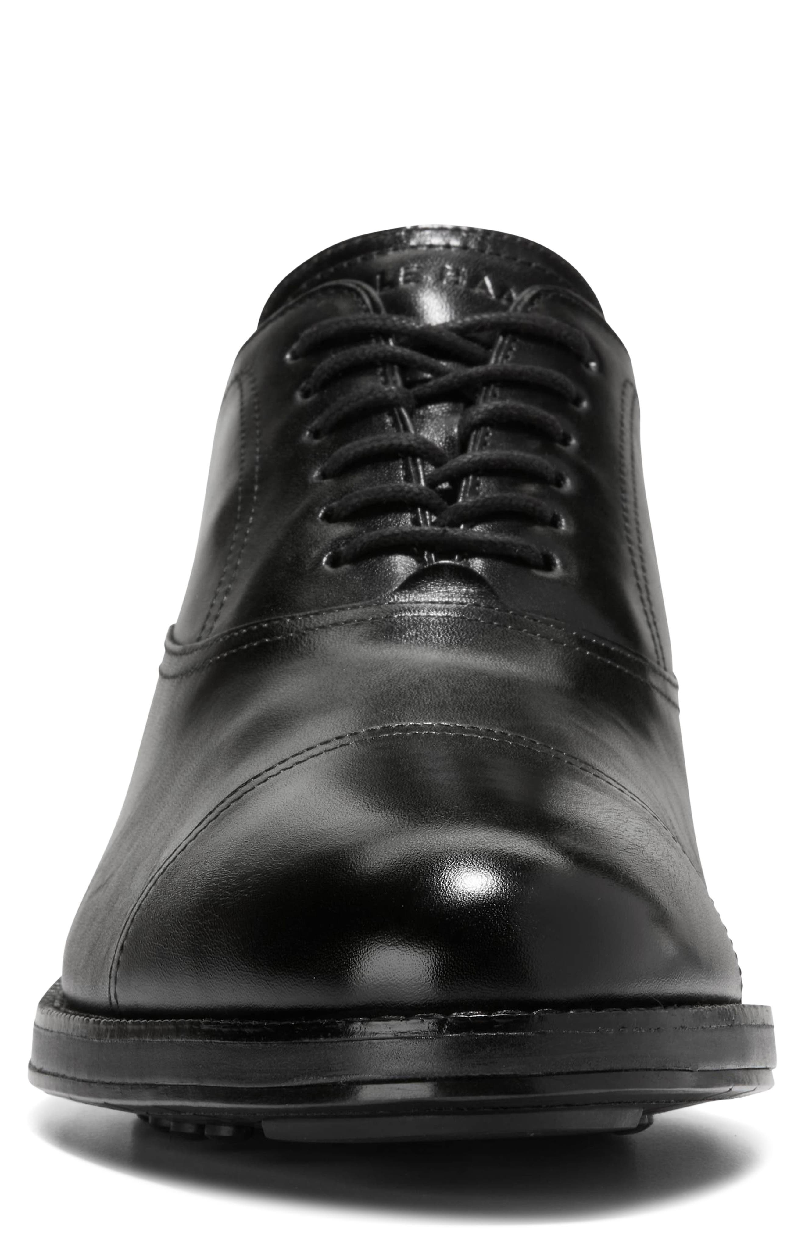 Cole Haan Ledley Grand Cap Toe Oxford, Alternate, color, Black / Black