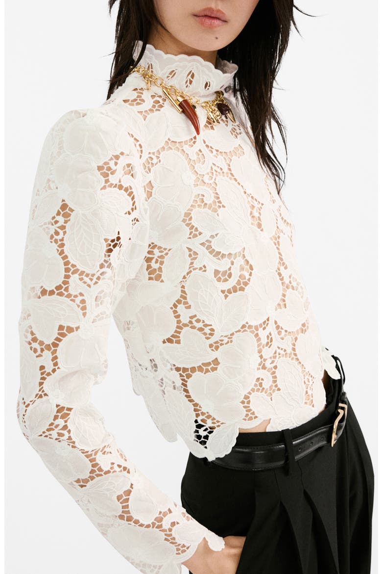 Coco Lace Cutwork Top (Women) | Nordstrom