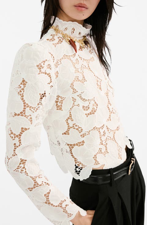 Coco Lace Cutwork Top