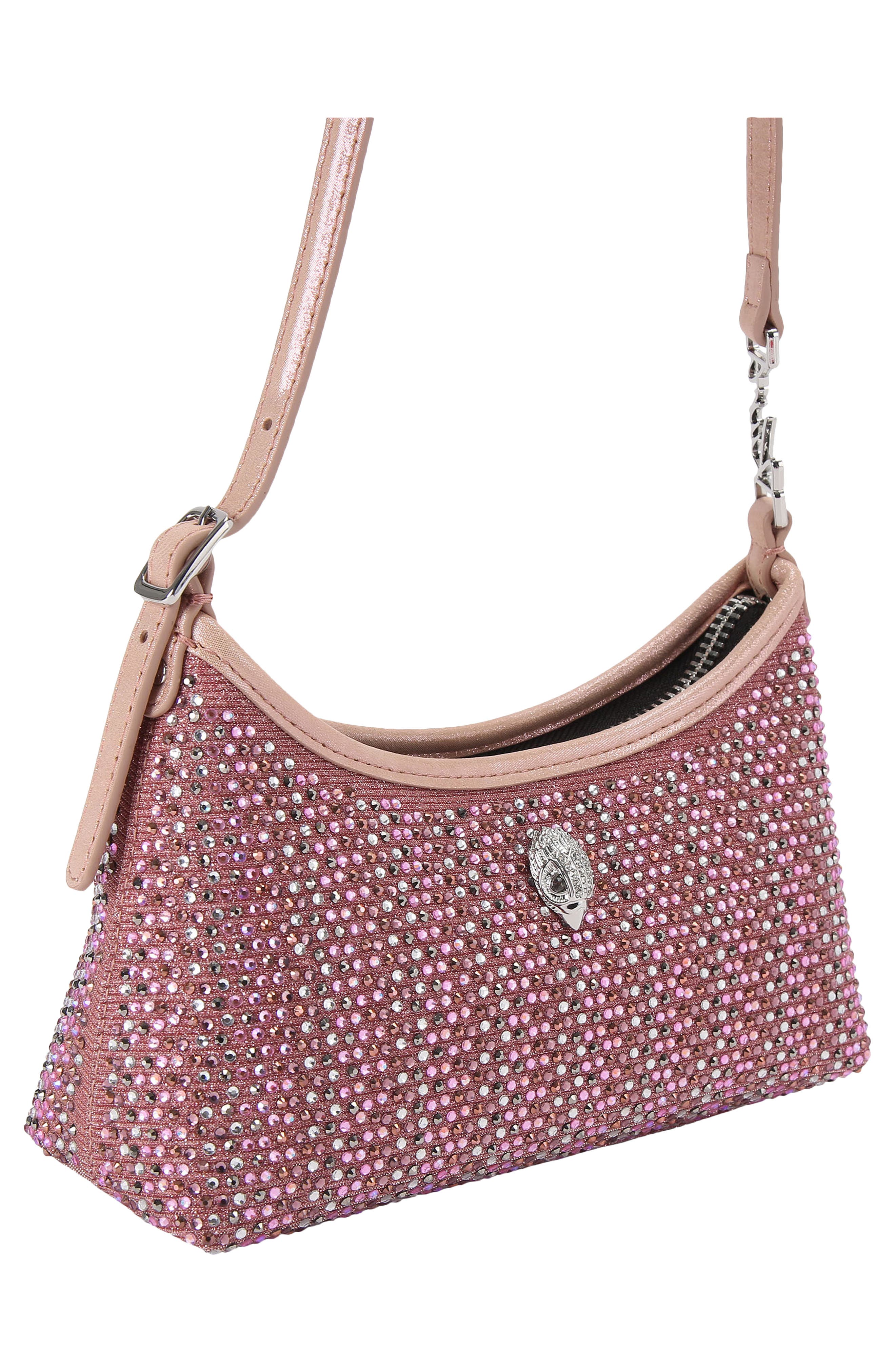 Mini Kurt Fabric Shoulder Bag, Alternate, color, PINK