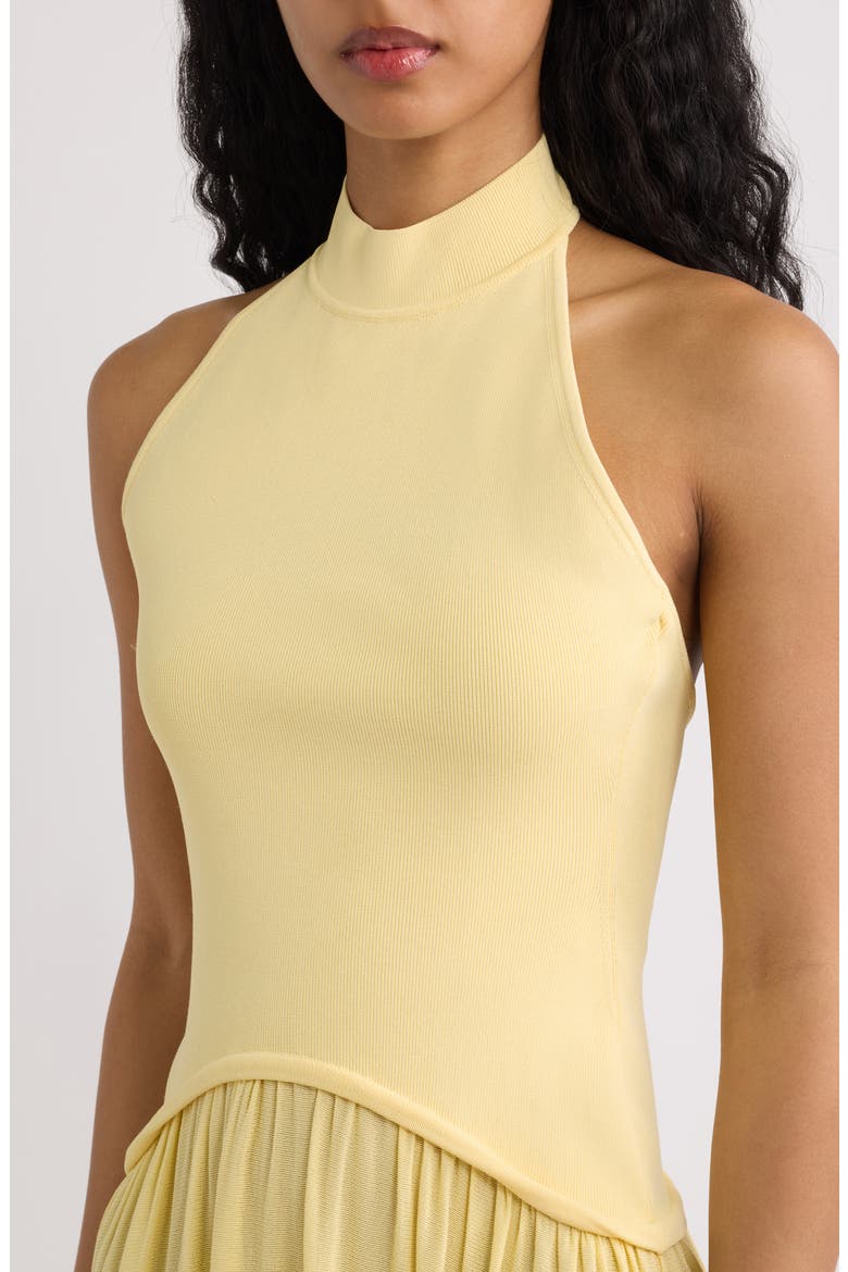 The Halter Soglio Maxi Dress, Alternate, color, OMBRE