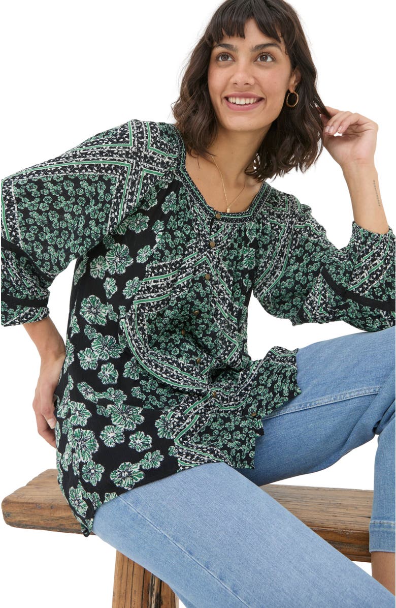 FatFace Women's Caitlin Spaced Floral Tunic, Alternate, color, 