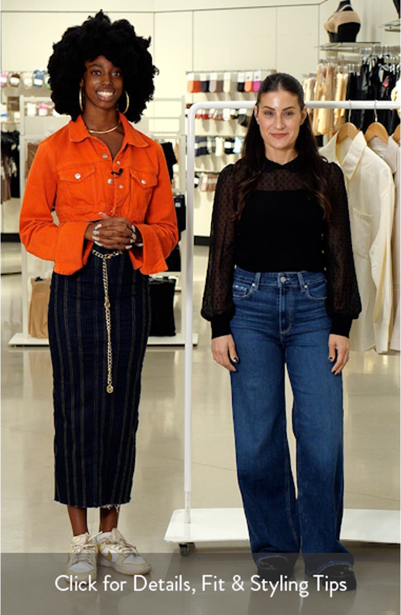 Anessa High Waist Wide Leg Jeans, sales video thumbnail