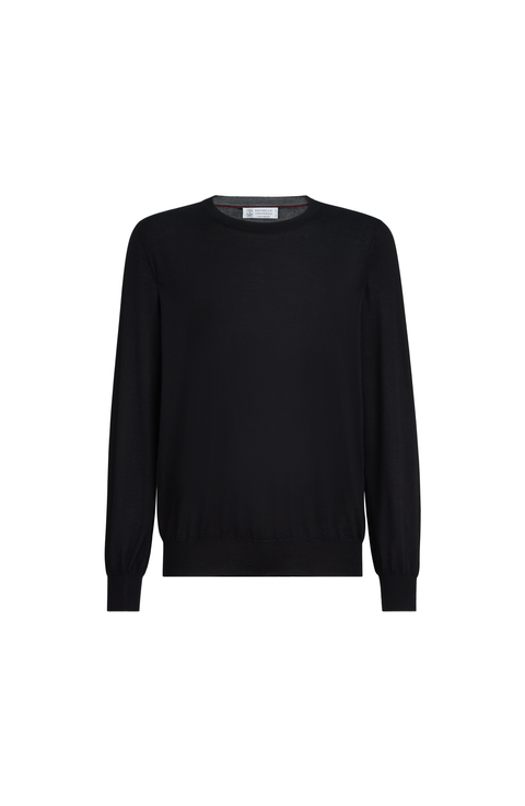 Cashmere and silk lightweight sweater