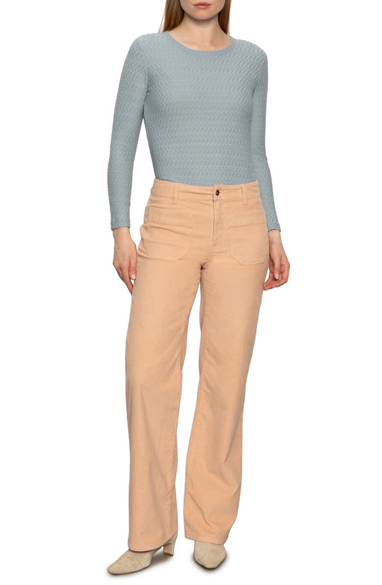 Sanctuary Marine Patch Pocket Stretch Cotton Corduroy Pants, Alternate, color, Dusty Rose