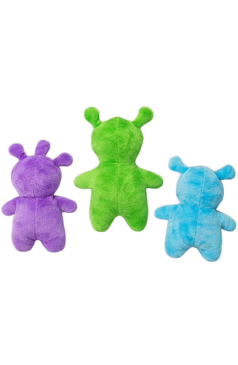 SnugArooz 3 Pack Plush Dog Toys, Alternate, color, Multicolored
