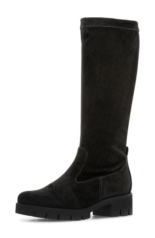 Gabor Mid Calf Boot In Black