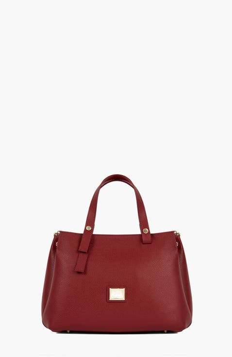 Muse 490 Pebbled Leather Handbag