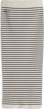 Desigual Stripe Rib Midi Sweater Skirt