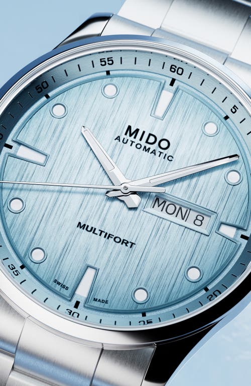 Mido Multifort Automatic Bracelet Watch, 42mm In Metallic