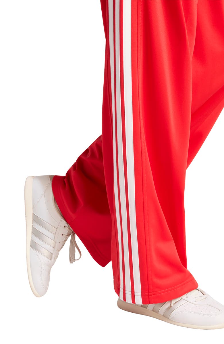 adidas Performance Wide Leg Track Pants, Alternate, color, Pure Ruby